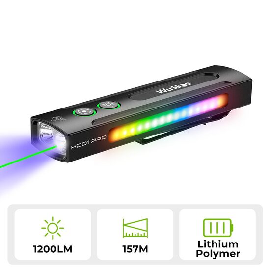 SOFIRN HD01 PRO Flat EDC Flashlight, 365nm UV